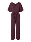 YAS Yasolinda Ss Enkeljumpsuit S. Noos Dames Aubergine