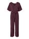 YAS Yasolinda Ss Enkeljumpsuit S. Noos Dames Aubergine