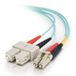 C2G 85514 InfiniBand en Glasvezelkabel 2 m SC OFNR Aqua-kleur