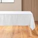 Douceur d'intérieur Luxor Rechthoekig tafelkleed (140 x 240 cm) wit/zilver