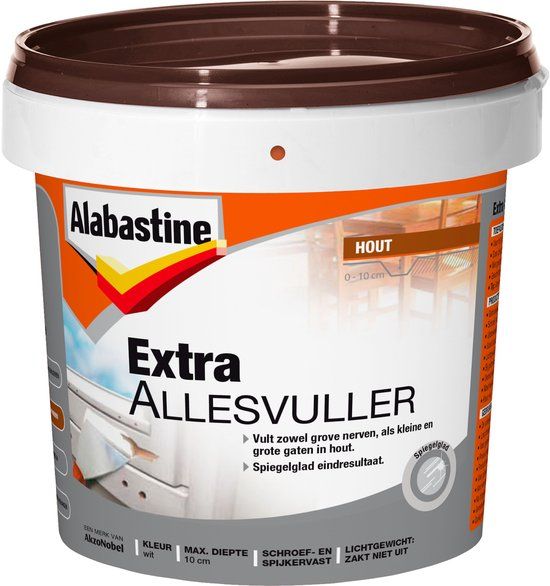 Alabastine Extra allesvuller hout - 500 ml