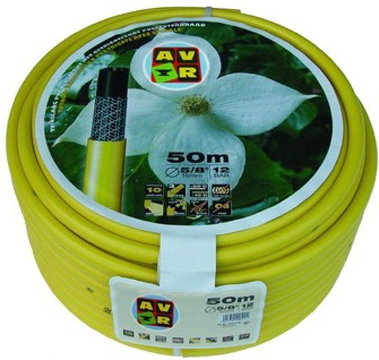 Talen Tools Getricoteerde Gele Slang Ø15 mm 50 meter