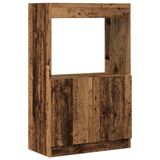 vidaXL Hoge kast 63x33x100 cm bewerkt hout bois ancien