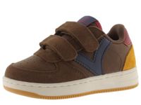 Victoria Kindertrainers Tiempo Tiras Bruine Synthetisch/Textiel Unisex Lage Sneakers Maat 30