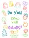 Do you Know your Colors?