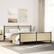 Maison Exclusive - Cadre de lit en métal sans matelas Chêne Sonoma 180x200 cm
