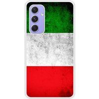 Samsung Galaxy A54 Drapeau italie Verstevigd hoesje met sublimatie bedrukking