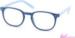 I Need You Leesbril INY Icon Double G56000 donkerblauw/lichtblauw +3.00