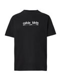 Calvin Klein Heren SS 30S WHSL CK NYC Graphic TEE LV14RE831G grafische T-shirts, zwart (zwart), M