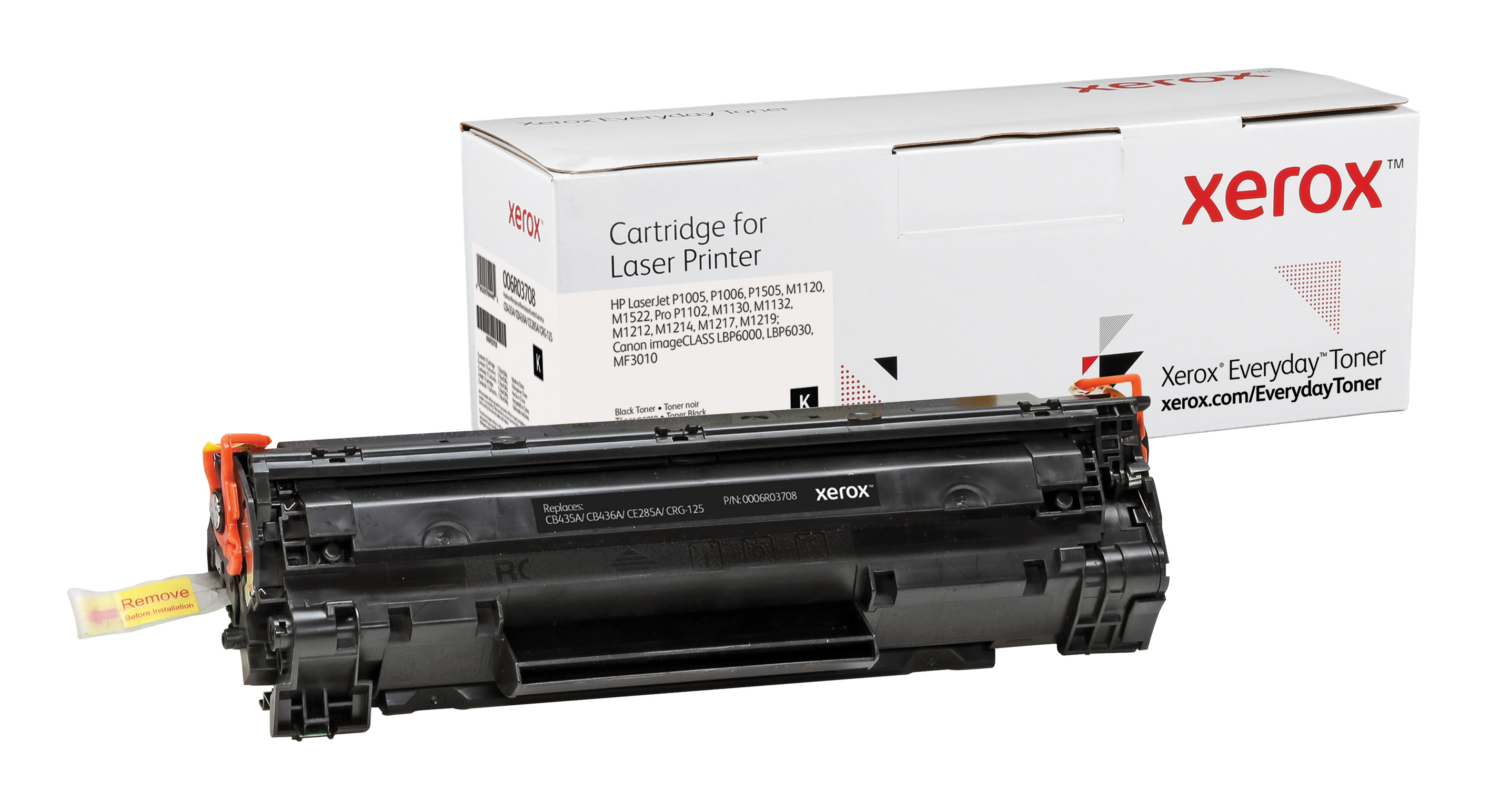 Xerox Everyday Zwart Toner vervangt de HP 35A/ 36A/ 85A/ (CB435A/ CB436A/ CE285A/ CRG-125)