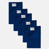 The One Towelling Gastendoek - 30x50 cm - 5 stuks - Hotelkwaliteit - 450 g/m² - 100% Gekamd katoen - Royal Blue