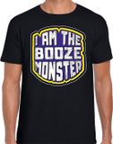 Bellatio Decorations Shoppartners Bv Halloween I am the booze monster/ drankmonster verkleed t-shirt zwart voor heren - horror shirt / kleding / kostuum XXL