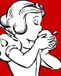 Disney Komar Disney muurschildering Snow White Apple Bite - Rood - 40x50cm