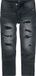 R.E.D. by EMP R.E.D. Rock-Engineered Design Zwarte jeans met uitsparingen - Heren - W32L32