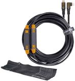 Tether Tools Leverlock and Cable Kit 10G USB-C to USB-C 9.2m Straight To Right Black