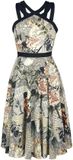 H&R London Ancient Roses Dames Midi-jurk