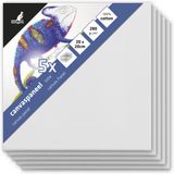 Kangaro Canvaspaneel - 20x20 cm - 5 stuks