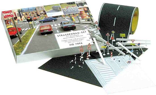 Busch & Müller STRAÃŸENBAU-SET H0 - Metaal - 4001738070965