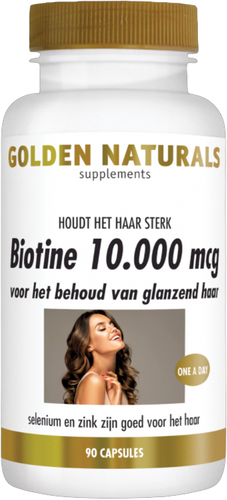 Golden Naturals Biotine 10.000 mcg - 90 vegan capsules