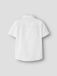 NAME IT Jongens Overhemd Korte Mouw Wit Katoen Regular Fit