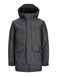 JACK & JONES Winterparka 'JCOBlack' zwart gemêleerd
