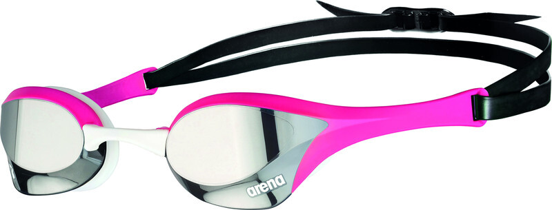 Arena Cobra Ultra Swipe Mirror Goggles, silver/pink