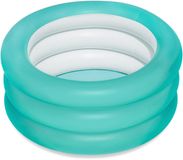 Bestway 51033-03 Kinderzwembad - Ø 70 x 30 cm - Opblaasbaar Babyzwembad - 3 Ringen - Blauw