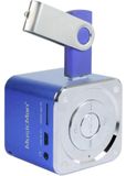 Merkloos Luidspreker - Draagbaar - 3 W - Blauw - Mini