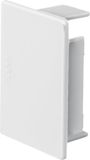 Eindstuk Hager LF4006069016 Eindstuk 57 mm x 40 mm Wit Acrylonitrile butadiene styrene (ABS) Plastic Polycarbonate (PC)