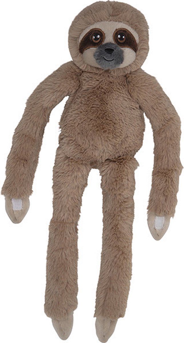 Nature Planet Pluche dieren knuffel hangende Luiaard 48 cm - Knuffeldier