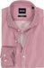 Hugo Boss BOSS Hank slim fit overhemd - popeline - donkerrood met wit gestreept - Strijkvriendelijk - Boordmaat: 40 (EU maat: M)