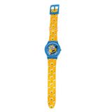 Joy Despicable Me Minions Horloge Analoog Kinderen Unisex Blauw/Geel Nylon/Rubber/Siliconen