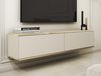 Oroki meuble tv-hifi 2 portes battantes beige