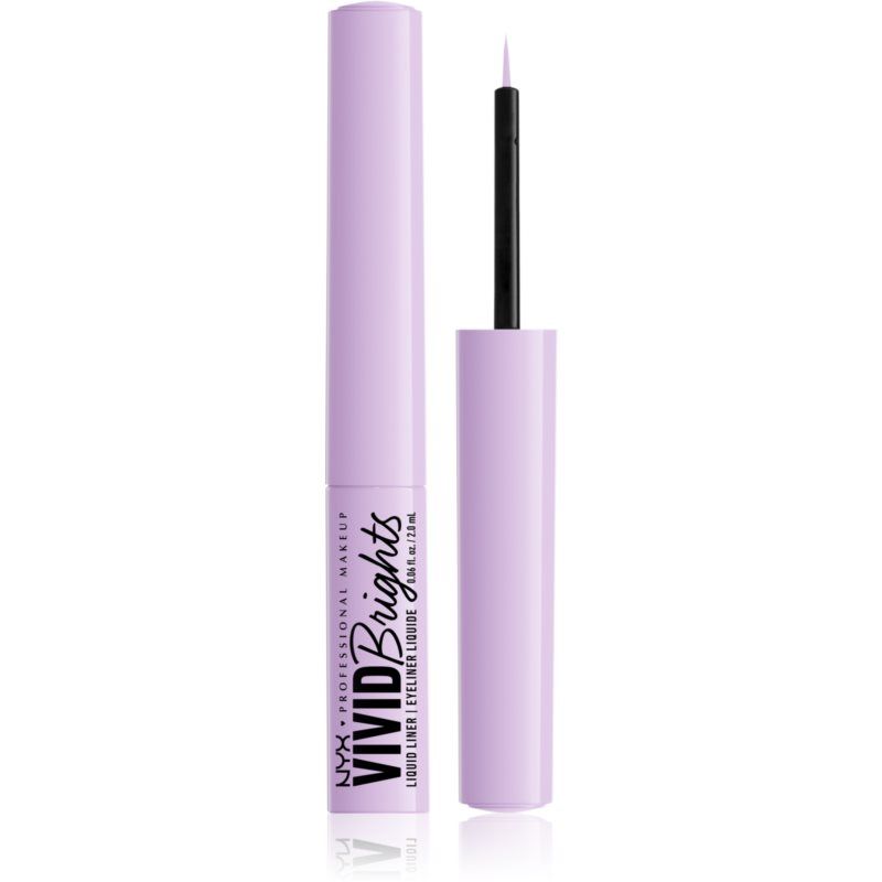 NYX Professional Makeup Vivid Brights Liquid Liner Eyeliner - Lilac Pink - 2 ml