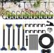 Système d'arrosage de jardin avec buses réglables. Kit d'irrigation de jardin avec irrigation goutte à goutte, comprenant 10 buses de pulvérisation et 10 mètres de tuyau