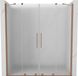 Mexen Velar Duo porte de douche coulissante 200, givre, cuivre brossé - 871-200-000-32-65