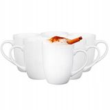 Glasmark Bruno Keramische Mokken Set van 6 - 300ml Wit