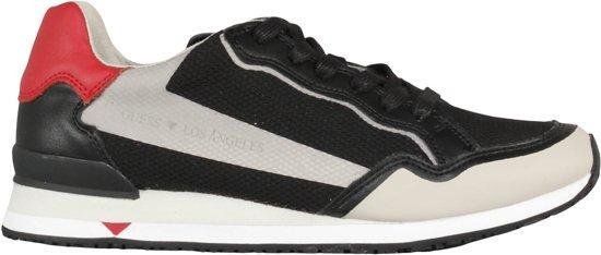 Guess Genova Heren Sneaker - Zwart/Grijs - Maat 39