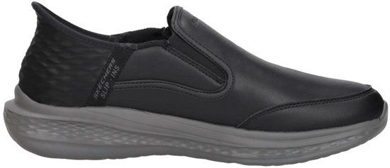 Skechers Slade - Cooper Heren Instappers - Zwart - Maat 44 - Herfst/Winter 2025