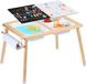 VEVOR Sensory Kindertafel Zandspeeltafel Activiteitentafel met 1 Papierrol
