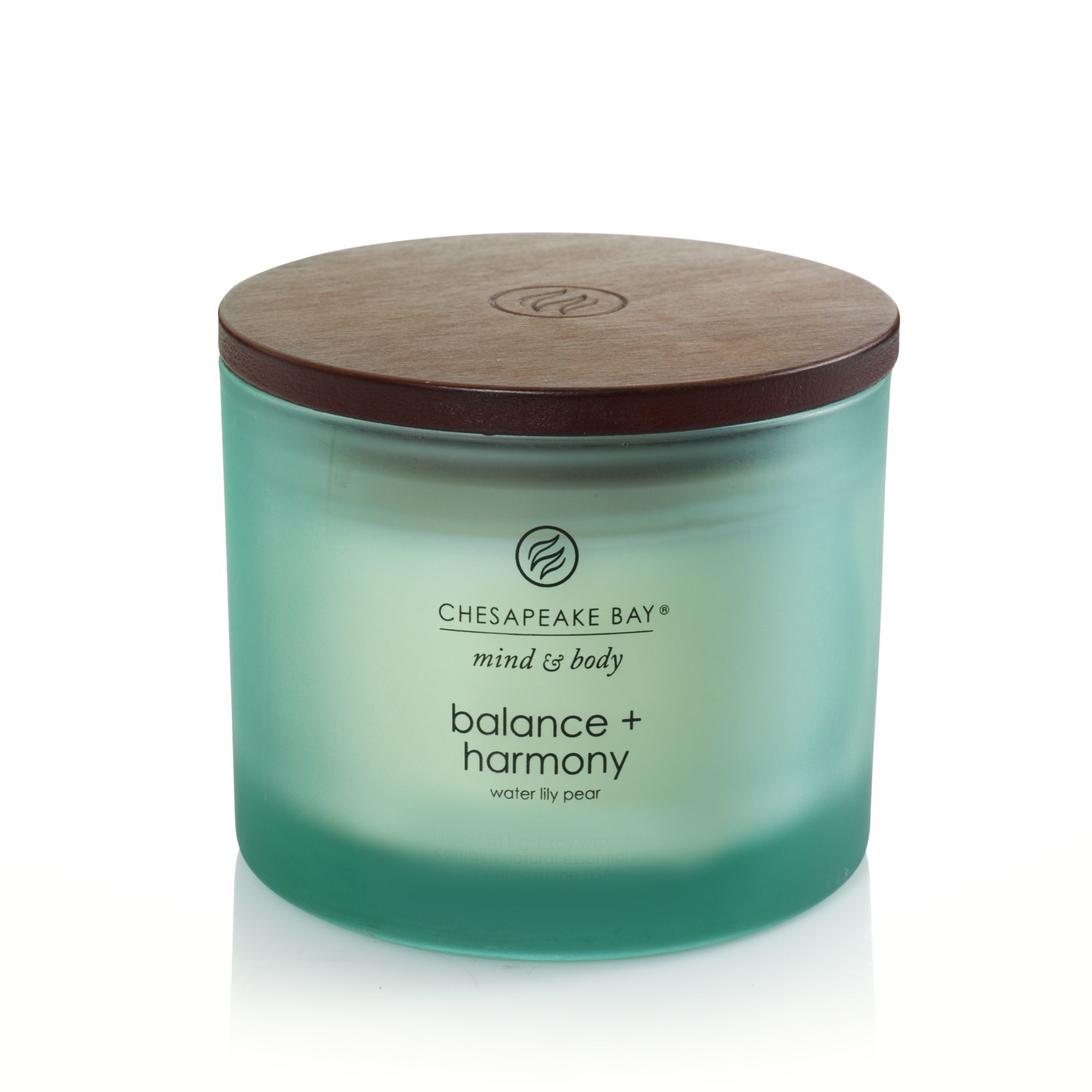 Chesapeake Bay Balance & Harmony Candle Round Green 311g