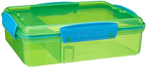 Sistema Snack Attack Duo Lunchbox met 2 vakken, 975 ml