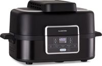 Klarstein Combo Air Grill Heteluchtfriteuse - 5 Programma's - 1500W - Zwart