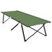 vidaXL Opvouwbaar Campingbed Groen 206 x 76 x 74 cm Oxford en Staal