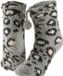 Apollo - Chaussettes d'intérieur/chaussons - Fille - Imprimé léopard - Antidérapant - Taille 25-30