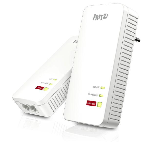 FRITZ!Powerline 1240 AX WLAN Set - Wi-Fi 6 - 1200 Mbps - 2-pack