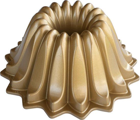 Nordic Ware Lotus Bundt Pan - Premier Gold - Tulband Bakvorm - 21cm