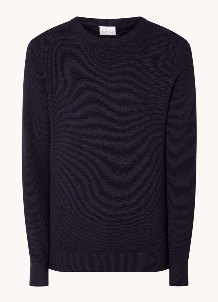 Profuomo Fine Knit Crew Neck Sweater