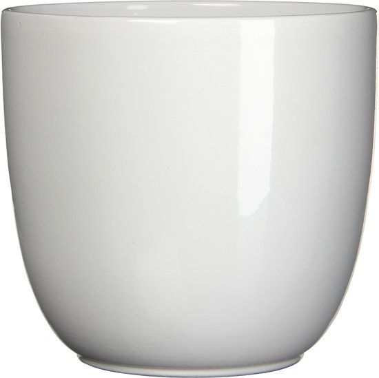 Mica Decorations Tusca Bloempot - H25 x Ø28 cm - Wit