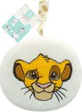 DISNEY - Badspons, geborduurde spons Simba, The Lion King, lichaamsspons - voor baby's - voor kinderen - Officieel product Disney